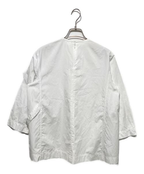 Maison Margiela（メゾンマルジェラ）Maison Margiela (メゾンマルジェラ) プルオーバーブラウス ホワイト サイズ:42の古着・服飾アイテム