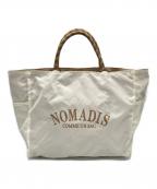 NOMADISノマディス）の古着「SAC2 W リバーシブルトートバッグ」｜ホワイト×ブラウン