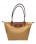 LONGCHAMP（ロンシャン）の古着「ルプリアージュ トートバッグ」｜ベージュ