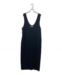 anuke（アンヌーク）の古着「Twill Uneck Onepiece」｜ブラック