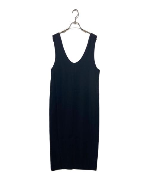 anuke（アンヌーク）anuke (アンヌーク) Twill Uneck Onepiece ブラック サイズ:38の古着・服飾アイテム