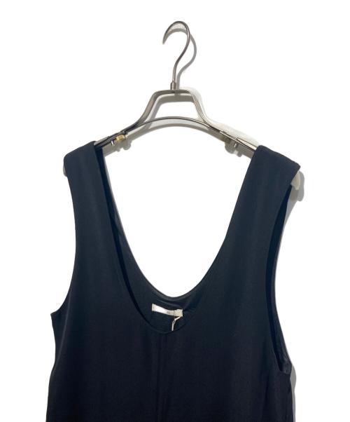 anuke（アンヌーク）anuke (アンヌーク) Twill Uneck Onepiece ブラック サイズ:38の古着・服飾アイテム