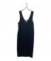anuke（アンヌーク）の古着「Twill Uneck Onepiece」｜ブラック