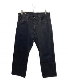 LEVI'S PReMIUM（リーバイス プレミアム）の古着「555 リラックスストレートデニムパンツ」｜ブラック