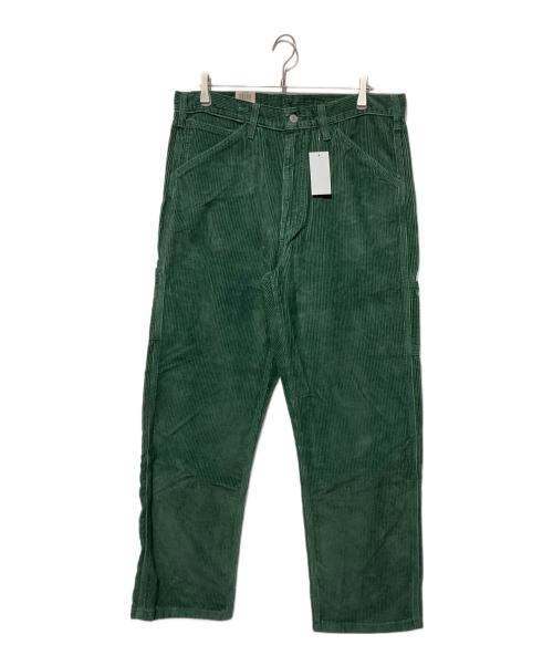 LEVI'S（リーバイス）LEVI'S (リーバイス) 568 コーデュロイカーペンターパンツ グリーン サイズ:W34 未使用品の古着・服飾アイテム