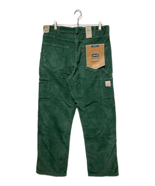 LEVI'S（リーバイス）LEVI'S (リーバイス) 568 コーデュロイカーペンターパンツ グリーン サイズ:W34 未使用品の古着・服飾アイテム