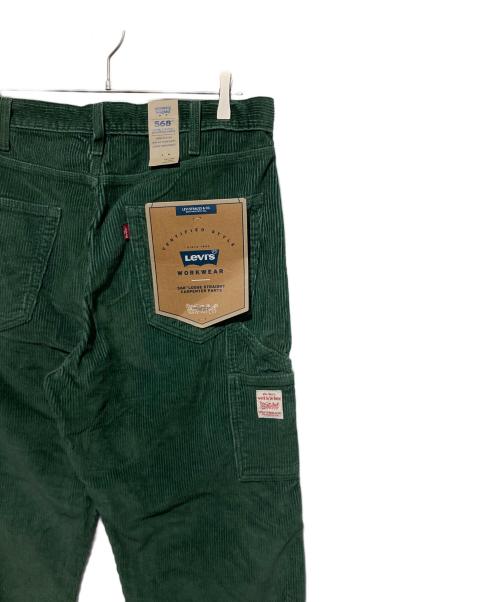 LEVI'S（リーバイス）LEVI'S (リーバイス) 568 コーデュロイカーペンターパンツ グリーン サイズ:W34 未使用品の古着・服飾アイテム