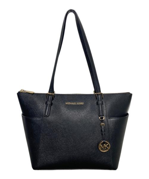 MICHAEL KORS（マイケルコース）MICHAEL KORS (マイケルコース) トートバッグ ブラックの古着・服飾アイテム