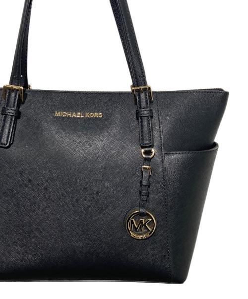 MICHAEL KORS（マイケルコース）MICHAEL KORS (マイケルコース) トートバッグ ブラックの古着・服飾アイテム