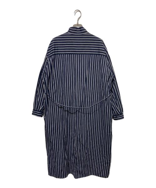 journal standard luxe（ジャーナルスタンダード ラックス）JOURNAL STANDARD LUXE (ジャーナルスタンダード ラックス) ストライプシャツワンピース ネイビー サイズ:　の古着・服飾アイテム