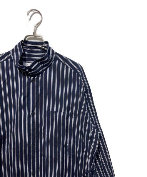 journal standard luxe（ジャーナルスタンダード ラックス）JOURNAL STANDARD LUXE (ジャーナルスタンダード ラックス) ストライプシャツワンピース ネイビー サイズ:　の古着・服飾アイテム