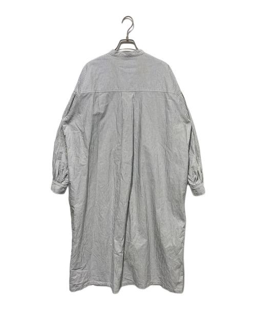 journal standard luxe（ジャーナルスタンダード ラックス）JOURNAL STANDARD LUXE (ジャーナルスタンダード ラックス) バンドカラーシャツワンピース グレー サイズ:　の古着・服飾アイテム