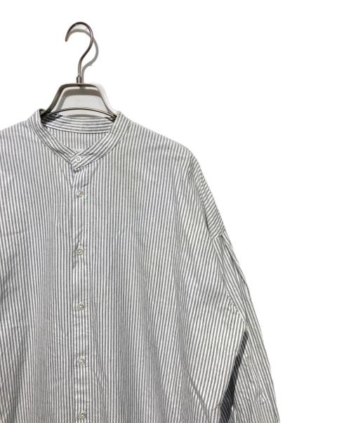 journal standard luxe（ジャーナルスタンダード ラックス）JOURNAL STANDARD LUXE (ジャーナルスタンダード ラックス) バンドカラーシャツワンピース グレー サイズ:　の古着・服飾アイテム