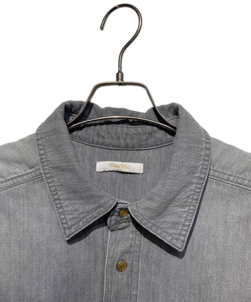 GRACE CLASS（グレースクラス）GRACE CLASS (グレースクラス) 10ozムラ糸デニムシャツ グレー サイズ:36の古着・服飾アイテム