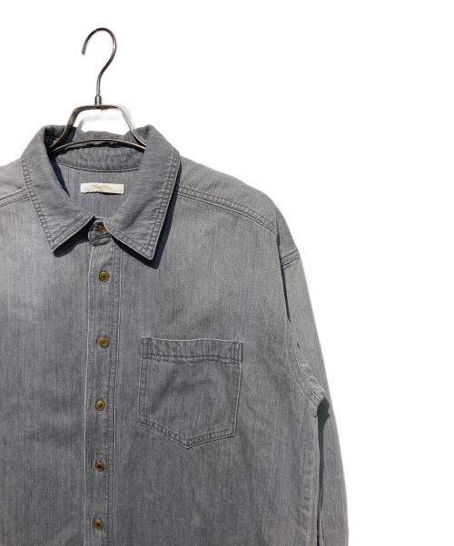 GRACE CLASS（グレースクラス）GRACE CLASS (グレースクラス) 10ozムラ糸デニムシャツ グレー サイズ:36の古着・服飾アイテム