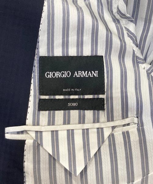 GIORGIO ARMANI（ジョルジオアルマーニ）GIORGIO ARMANI (ジョルジオアルマーニ) セットアップスーツ ネイビー サイズ:48の古着・服飾アイテム