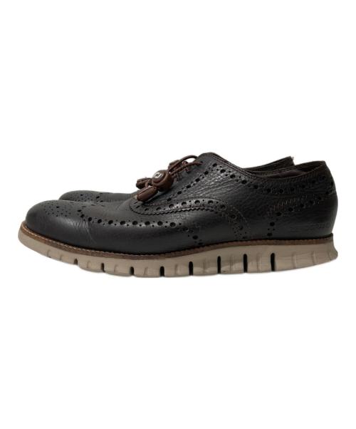 COLE HAAN（コールハーン）COLE HAAN (コールハーン) ZEROGRAND WING OX ブラウン サイズ:9Mの古着・服飾アイテム