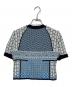Mame Kurogouchi (マメクロゴウチ) Geometric Pattern Knitted Top ブルー サイズ:2：25000円