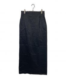 yo BIOTOP（ヨー ビオトープ）の古着「Sheer tight skirt」｜ブラック