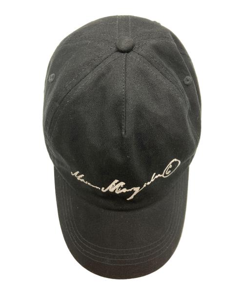 Maison Margiela（メゾンマルジェラ）Maison Margiela (メゾンマルジェラ) MM6 MAISON MARGIELA Cotton cap ブラックの古着・服飾アイテム