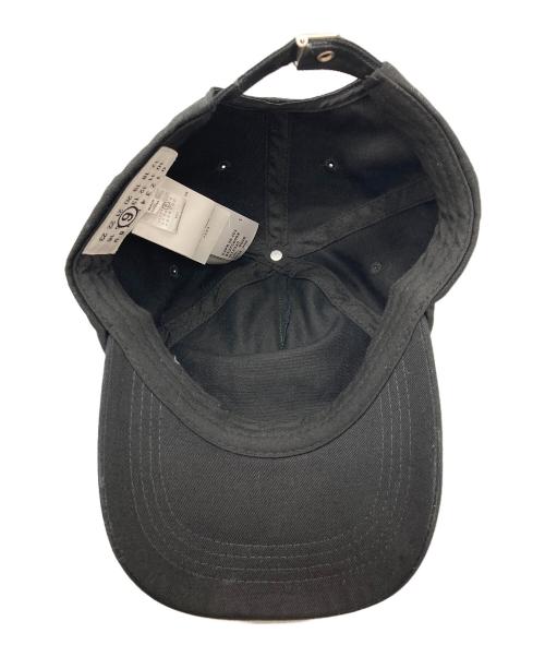 Maison Margiela（メゾンマルジェラ）Maison Margiela (メゾンマルジェラ) MM6 MAISON MARGIELA Cotton cap ブラックの古着・服飾アイテム
