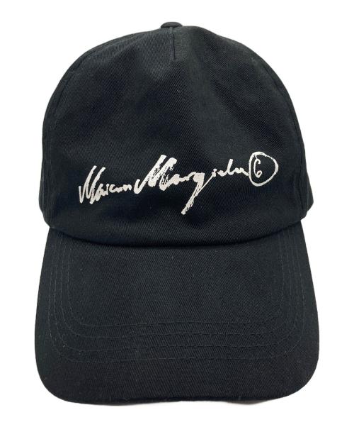 Maison Margiela（メゾンマルジェラ）Maison Margiela (メゾンマルジェラ) MM6 MAISON MARGIELA Cotton cap ブラックの古着・服飾アイテム