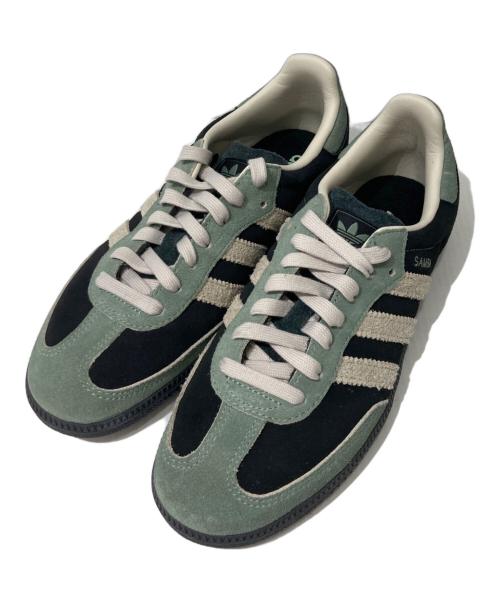 adidas（アディダス）adidas (アディダス) ローカットスニーカー ブラック×カーキ サイズ:25の古着・服飾アイテム