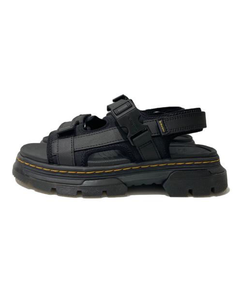 Dr.Martens（ドクターマーチン）Dr.Martens (ドクターマーチン) FORSTER マルチストラップ サンダル ブラック サイズ:39の古着・服飾アイテム