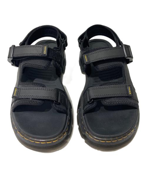 Dr.Martens（ドクターマーチン）Dr.Martens (ドクターマーチン) FORSTER マルチストラップ サンダル ブラック サイズ:39の古着・服飾アイテム