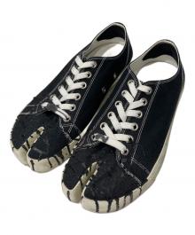 Maison Margiela（メゾンマルジェラ）の古着「ペイント足袋スニーカー」｜ブラック
