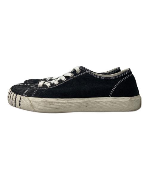Maison Margiela（メゾンマルジェラ）Maison Margiela (メゾンマルジェラ) ペイント足袋スニーカー ブラック サイズ:40の古着・服飾アイテム