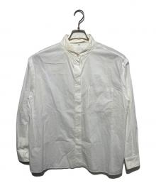 MM6 Maison Margiela（エムエムシックスメゾンマルジェラ）の古着「Reversed Poplin Shirt」｜ホワイト