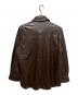 MAISON SPECIAL (メゾンスペシャル) Vegan Leather Tie Shirt ブラウン サイズ:Free：10000円