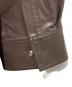 中古・古着 MAISON SPECIAL (メゾンスペシャル) Vegan Leather Tie Shirt ブラウン サイズ:Free：10000円