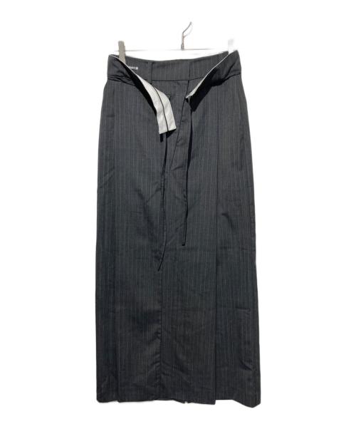 PRANK PROJECT（プランクプロジェクト）PRANK PROJECT (プランクプロジェクト) ディープタックスーチングスカート グレー サイズ:36の古着・服飾アイテム