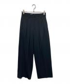 TODAYFULトゥデイフル）の古着「Doubletuck Twill Trousers」｜ブラック