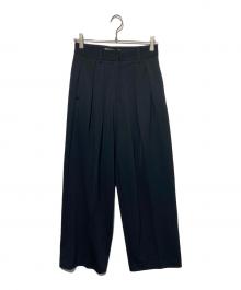 TODAYFUL（トゥデイフル）の古着「Doubletuck Twill Trousers」｜ブラック