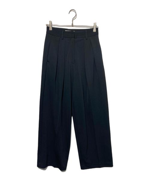 TODAYFUL（トゥデイフル）TODAYFUL (トゥデイフル) Doubletuck Twill Trousers ブラック サイズ:38の古着・服飾アイテム
