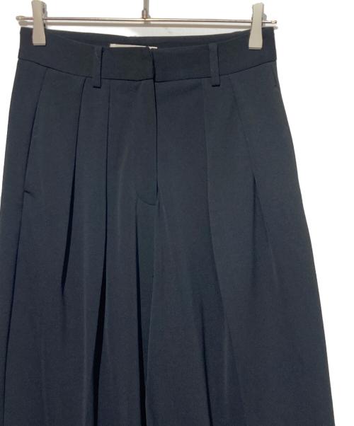 TODAYFUL（トゥデイフル）TODAYFUL (トゥデイフル) Doubletuck Twill Trousers ブラック サイズ:38の古着・服飾アイテム