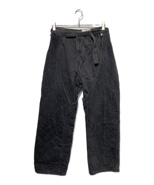 BELPER（ベルパー）BELPER (ベルパー) QUILTING DENIM CHAPS ブラック サイズ:1の古着・服飾アイテム