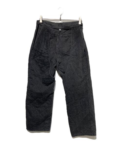 BELPER（ベルパー）BELPER (ベルパー) QUILTING DENIM CHAPS ブラック サイズ:1の古着・服飾アイテム