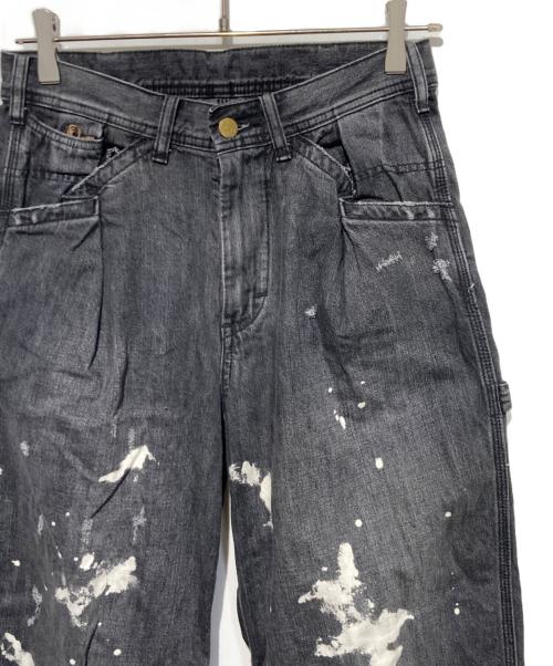 BELPER（ベルパー）BELPER (ベルパー) LEE (リー) ペインターデニムパンツ ブラック サイズ:Sの古着・服飾アイテム