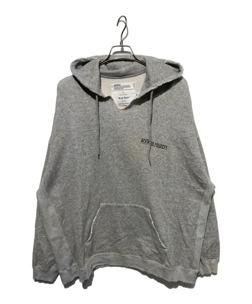 DAIRIKU（ダイリク）DAIRIKU (ダイリク) ''Ponyboy'' Cut off Hoodie グレー サイズ:Lの古着・服飾アイテム