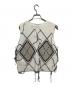 MAISON SPECIAL (メゾンスペシャル) Stitch Argyle Knit Vest ホワイト サイズ:Free：7000円