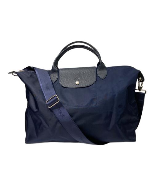 LONGCHAMP（ロンシャン）LONGCHAMP (ロンシャン) ルプリアージュ ネオ 2WAYトートバッグ ネイビーの古着・服飾アイテム
