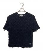 MACKINTOSH LONDONマッキントッシュ ロンドン）の古着「フラワーレースジャージープルオーバー」｜ブラック