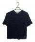 MACKINTOSH LONDON（マッキントッシュ ロンドン）の古着「フラワーレースジャージープルオーバー」｜ブラック