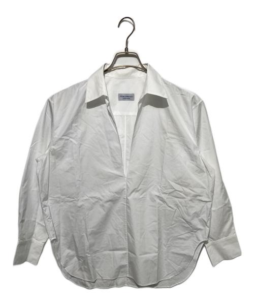 JOHN SMEDLEY（ジョンスメドレー）JOHN SMEDLEY (ジョンスメドレー) スキッパーシャツ ホワイト サイズ:無しの古着・服飾アイテム