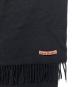 中古・古着 Acne studios (アクネ ストゥディオズ) フリンジウールスカーフ ブラック：10000円