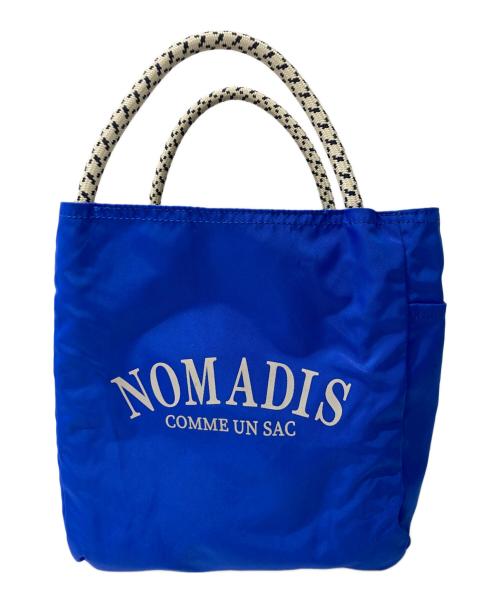 NOMADIS（ノマディス）NOMADIS (ノマディス) Demi-Luxe BEAMS (デミルクス ビームス) 別注 SAC2 Peti リバーシブルトート ブルーの古着・服飾アイテム